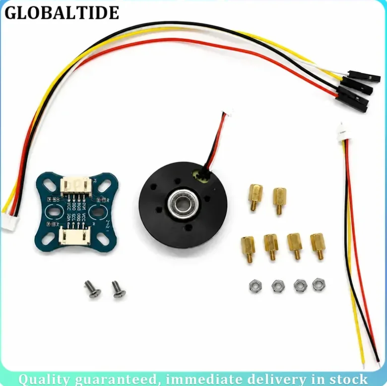 FOC Control 2804 Hollow Shaft Brushless DC Motor AS5600 Magnetic Encoder Hall Sensor Outer Rotor BLDC Motor Kit