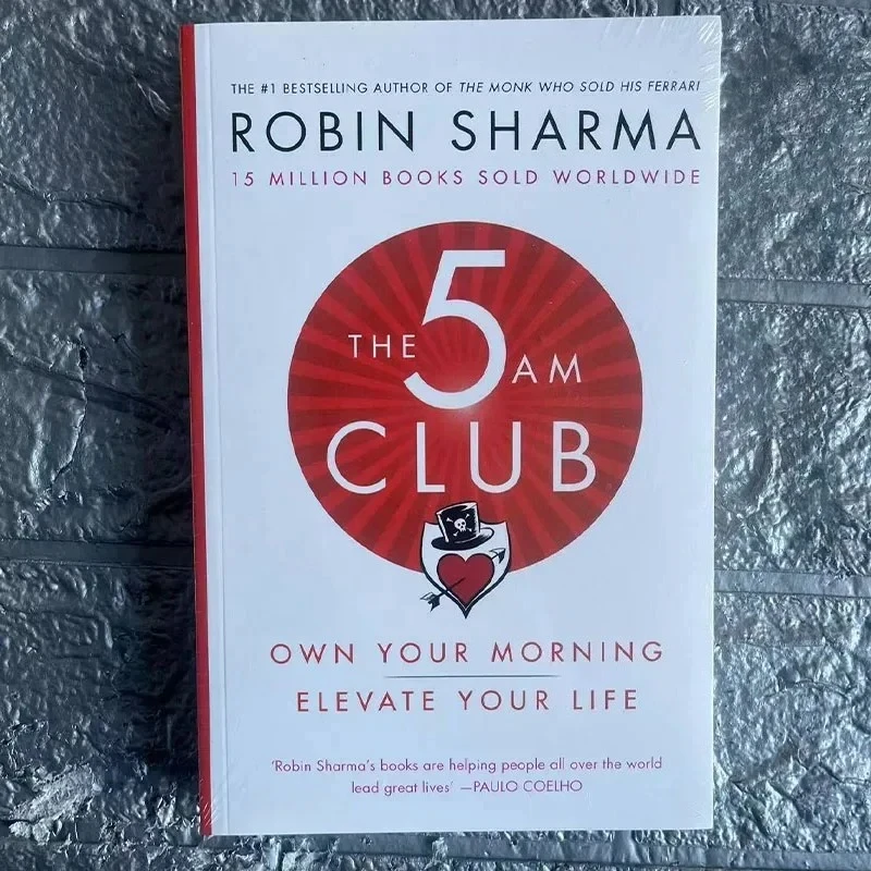 6025The 5AM Club By Robin Sharma Own Your Morning Elevate Your Life English Book psicologia  libros  book  books english books