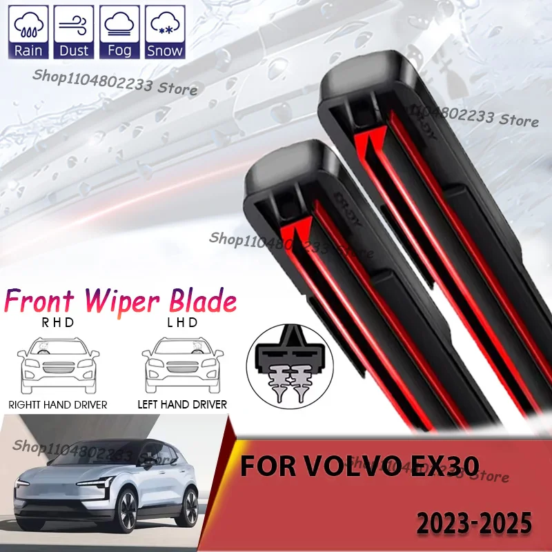 

Car Wiper Blades For VOLVO EX30 2023-2025 Windshield Windscreen Front Window Blades 26"+18" Car Accessories