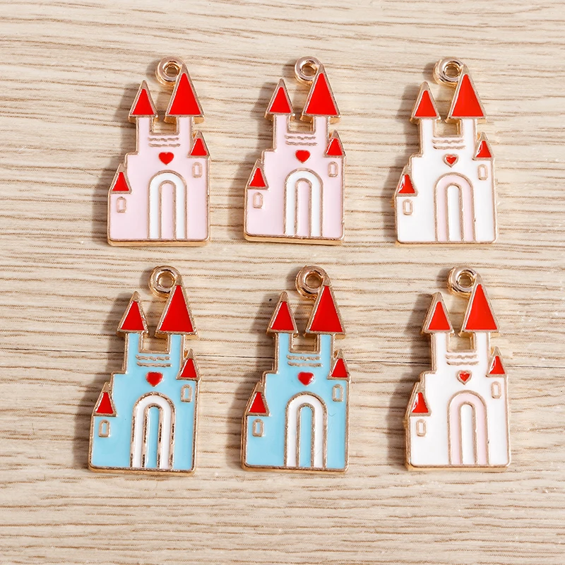 Tusember 20 Stück niedliche Emaille-Anhänger mit Cartoon-Motiv, Prinzessin, Kürbis, Kutsche, für DIY-Ohrringe, Armbänder und Schmuckherstellung – Detail 11