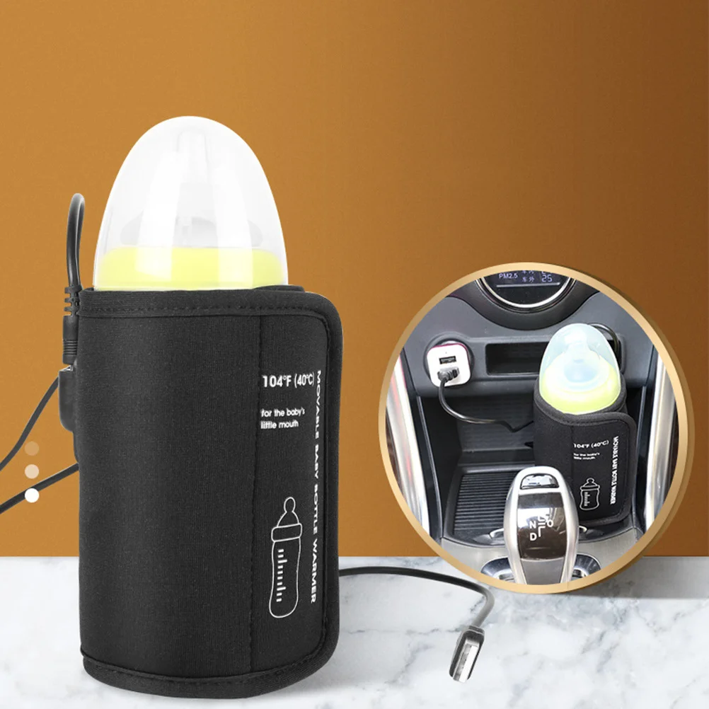 5 فولت سيارة الطفل زجاجة دفئا سخان خطي صغير قابل للتعديل 50-80 مللي متر قطر السفر جهاز حفظ حرارة الحليب المحمولة القهوة عصير سخان USB #5