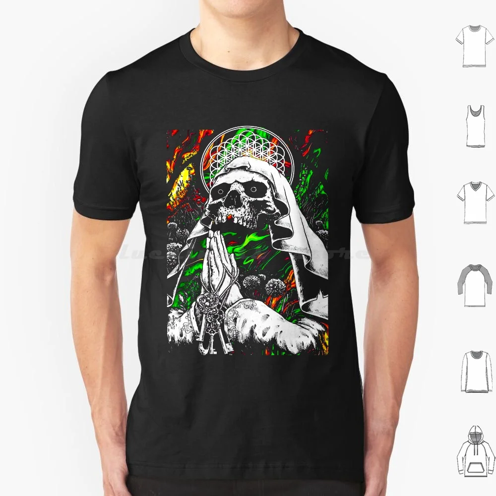 Color Full Skull Sempiternal-Lyrics Video T-Shirt Trend T Shirt 6xl Cotton Cool Tee Look New Video New Single Mantra Official