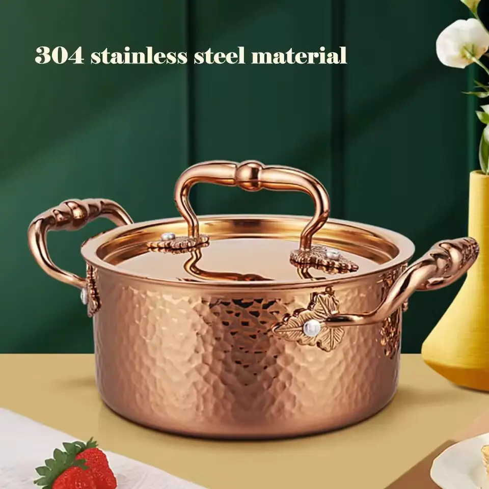 Single Hot Pot Sturdy Portable Korea Ramen Pot for Party Restaurant Catering