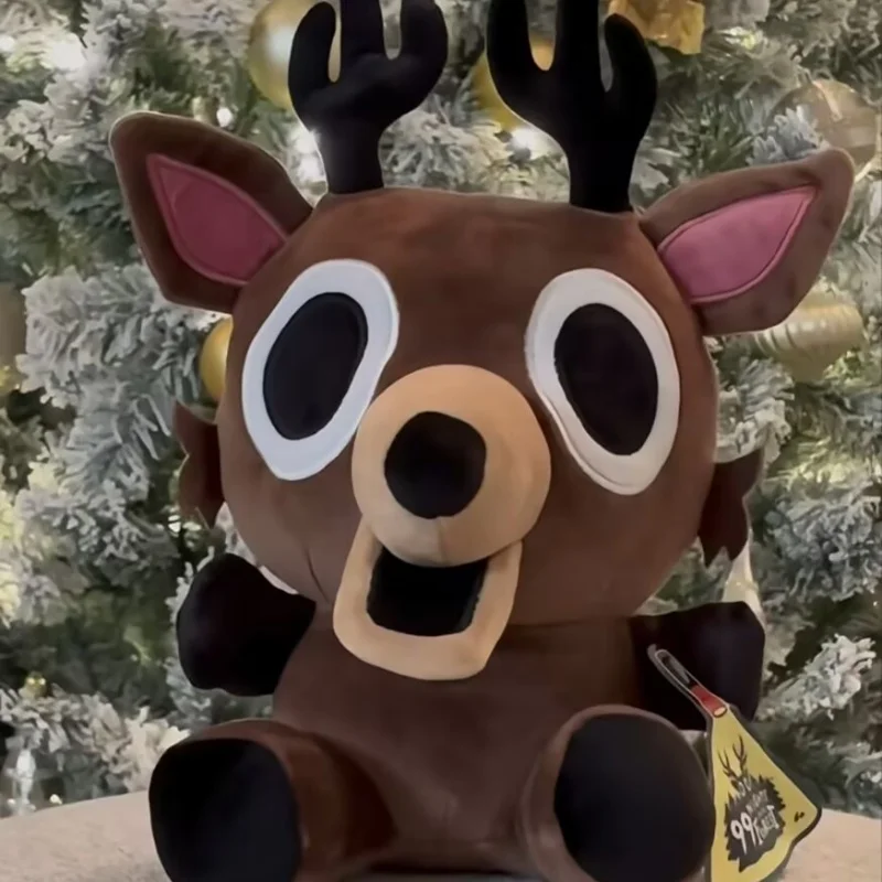 

Плюшевые игрушки-персонажи из игры «99 ночей в лесу»: олень и летучая мышь, для мальчиков и девочек, для фанатов игр, коллекционные, для домашнего декора, подарок на день рождения