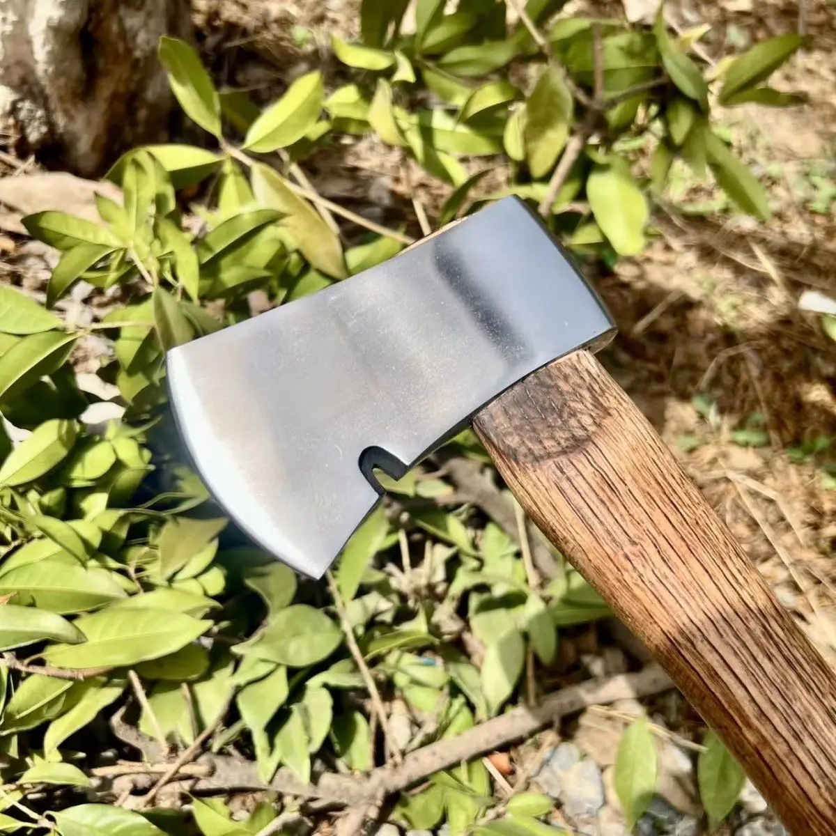 All-steel Forged Camping Axe  Multi-functional Portable Wood-cutting Chopping Firewood Woodworking Axe Mountain Tool