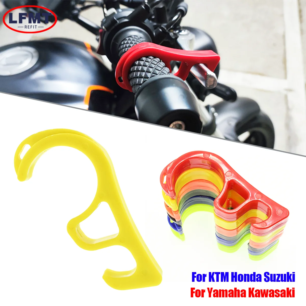

Buckle Brake Hook Parking Safety Lock Bicycle Slope Parking Lock For KTM SX EXC YZ YZF KLX KX CRF CR RMZ DMZ Motocross Universal