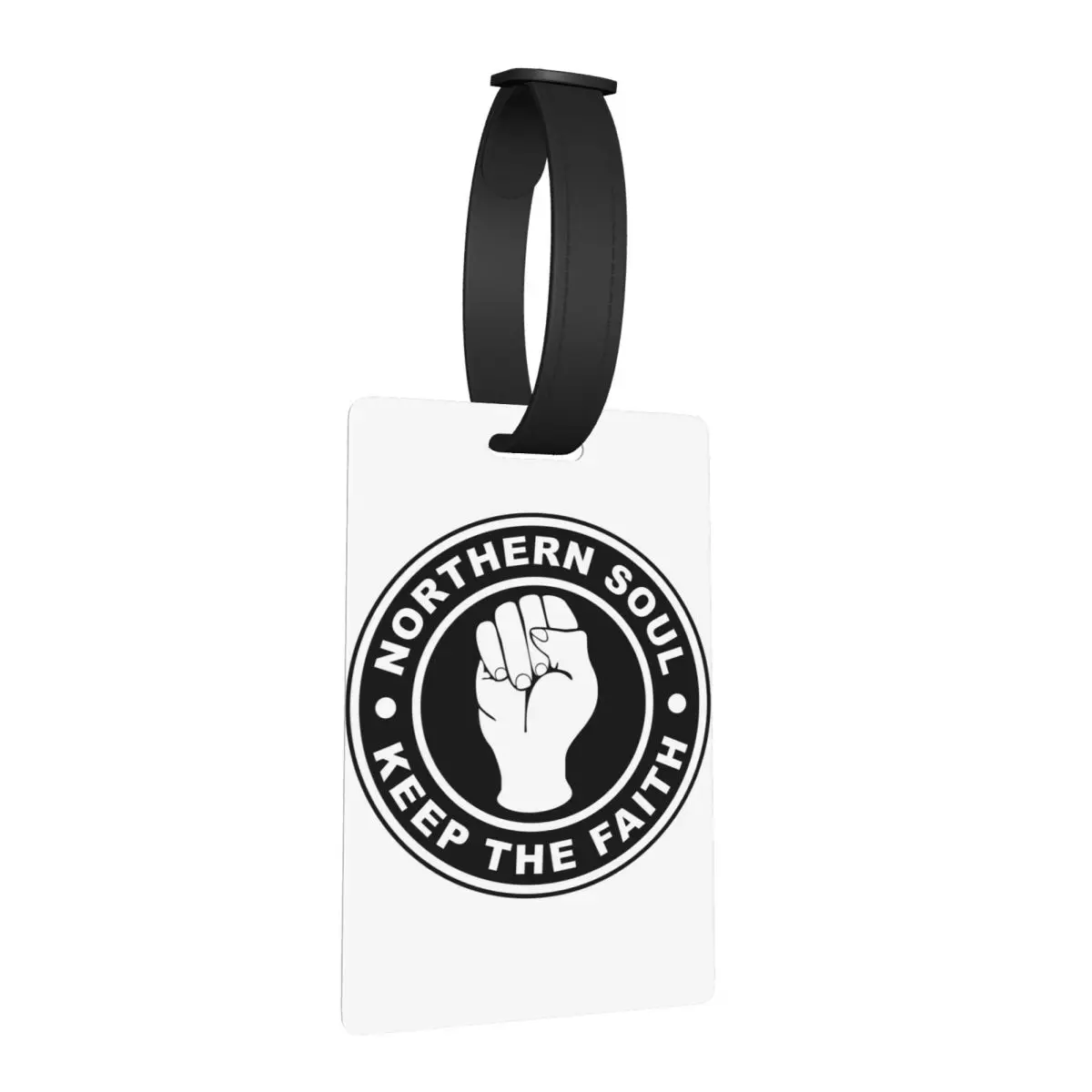 

Northern Soul Keep The Fait Luggage Tags Suitcase Accessories Travel Portable Baggage Boarding Tag Label Holder ID Name Address