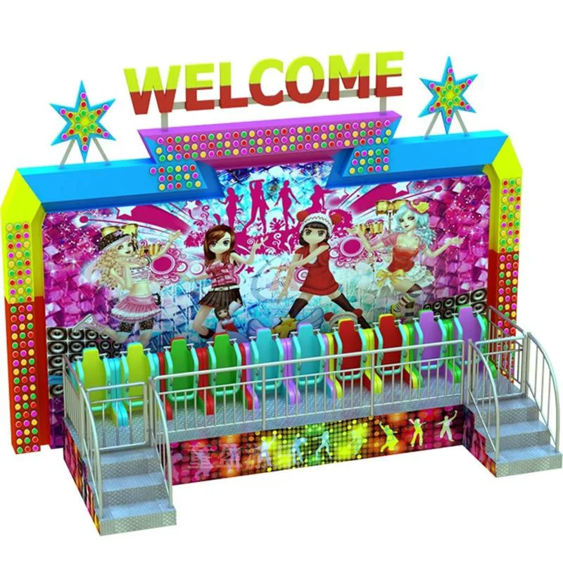 

New row of rides, large parks and scenic spots to stimulate popular projects, flying magic carpet