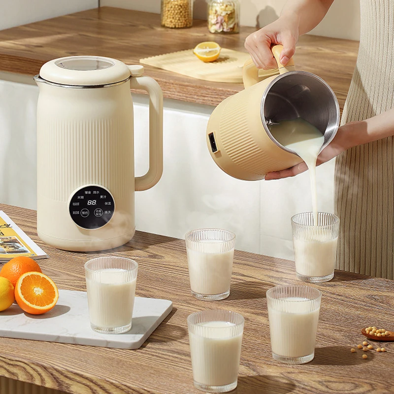 1000ml Soybean Milk Machine Automatic Intelligent Food Blender Electric Fruit Juicer Water Boiling Kettle Rice Paste Maker 220V