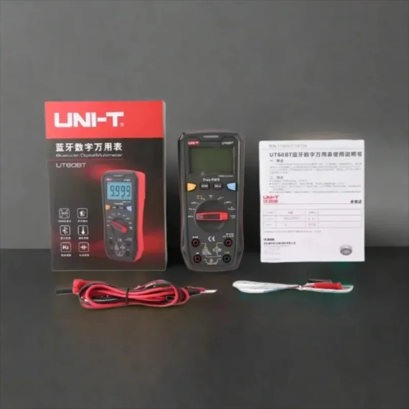 

UNI-T Digital Smart Multimeter UT60S UT60BT True RMS 1000V AC/DC Voltmeter Ammeter Frequency Capacitor & Temperature Tester