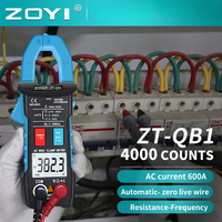 ZOYI ZT-QB1 Digital Bluetooth Multimeter Clamp Meter 4000 Count True RMS DC/AC Voltage Tester AC Current Hz Capacitance Ohm