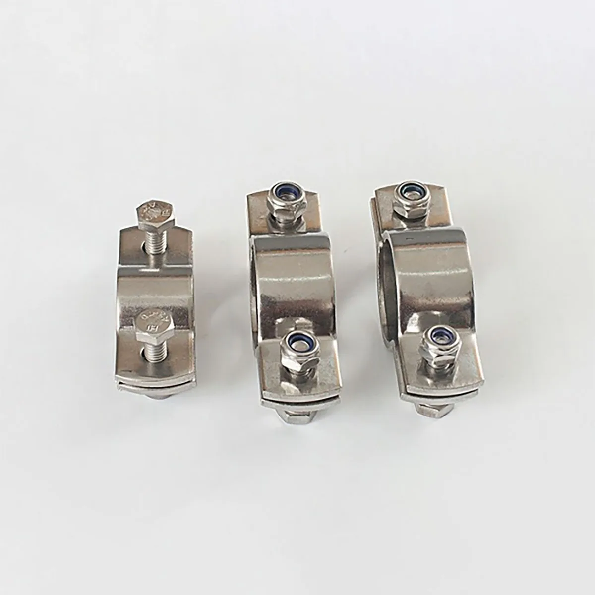 304 Stainless Steel Thickened Flat Pipe Support Clamp Type