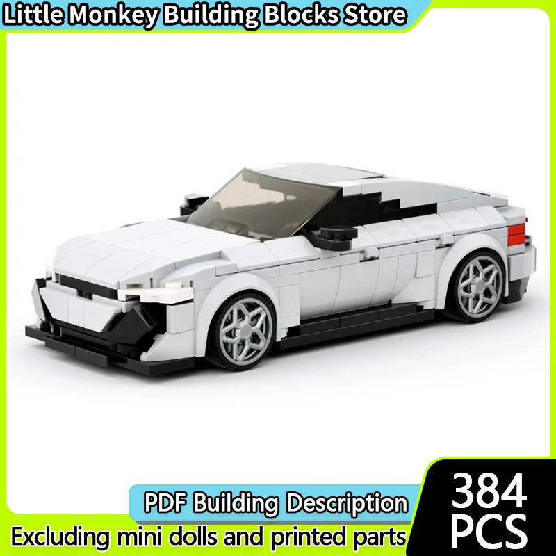 Speed Racing Car Model MOC Building Bricks RS E-tron GT Hypercar Modular Technology Children Holiday Gifts Assemble Toys Suit