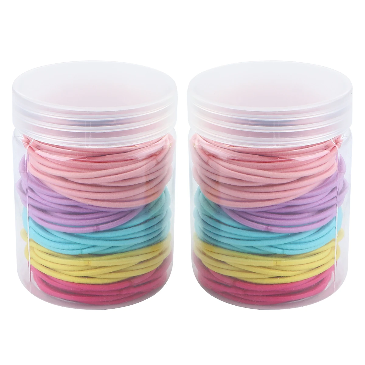 

2 Boxes Nylon Hair Colorful Elastic Ties Women Accessories Durable Practical Daily Wear Gatherings Hair Tools