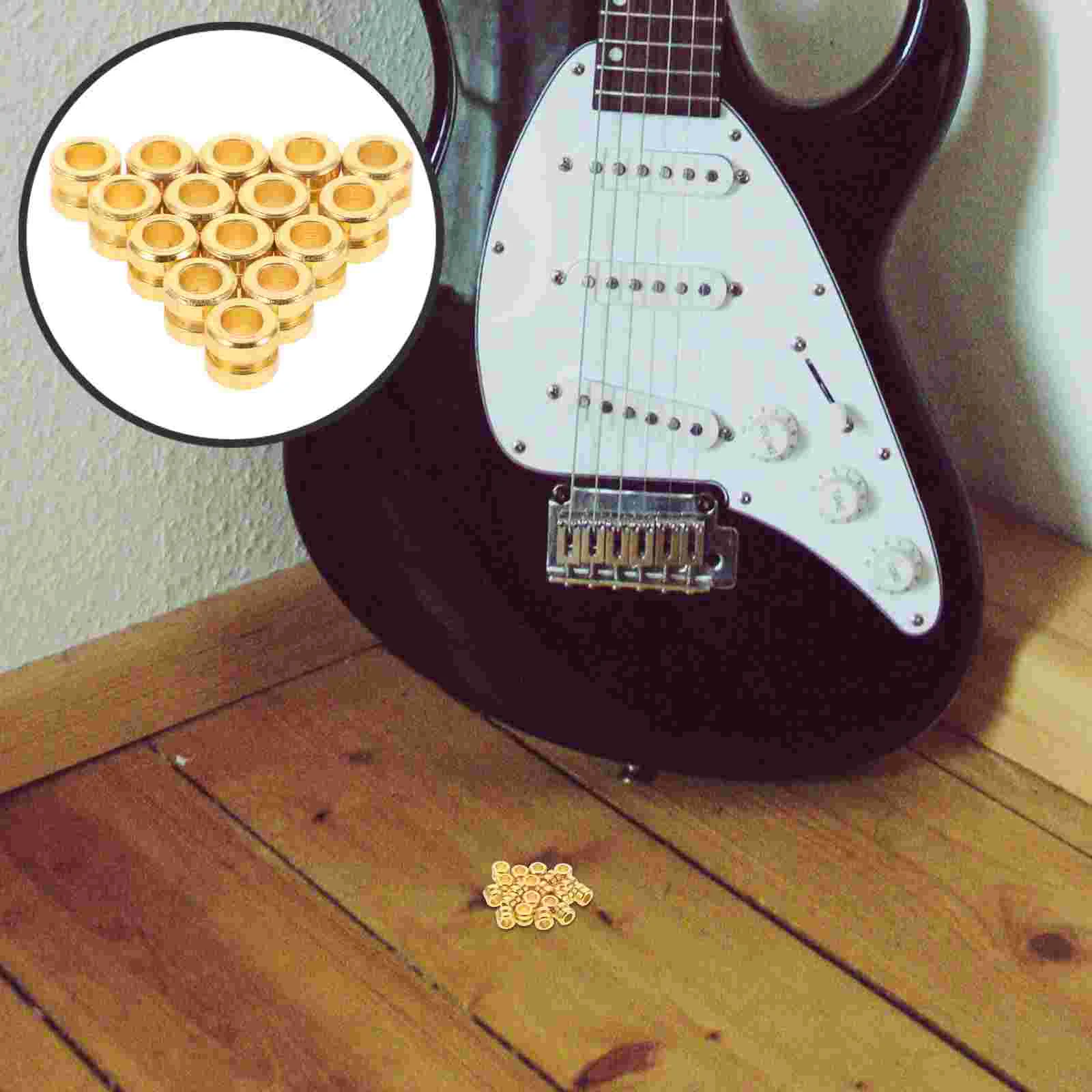 

20pcs Guitar Musical Beads Metal Guitar String Beads Guitar Accessories Creative Guitar String Bead Guitar String Part