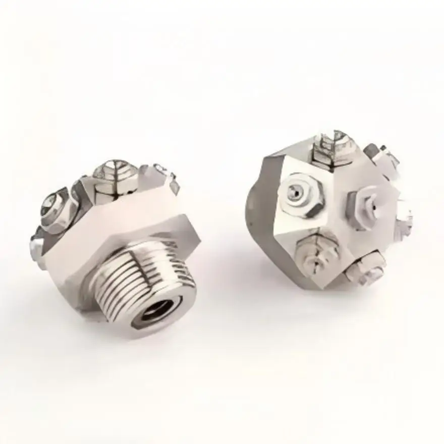 XWT Type Medium and High Pressure Multiple Superfine Water Mist Nozzle Fire Jet Spray Nozzle, 7 Tips Fog Jet Nozzle