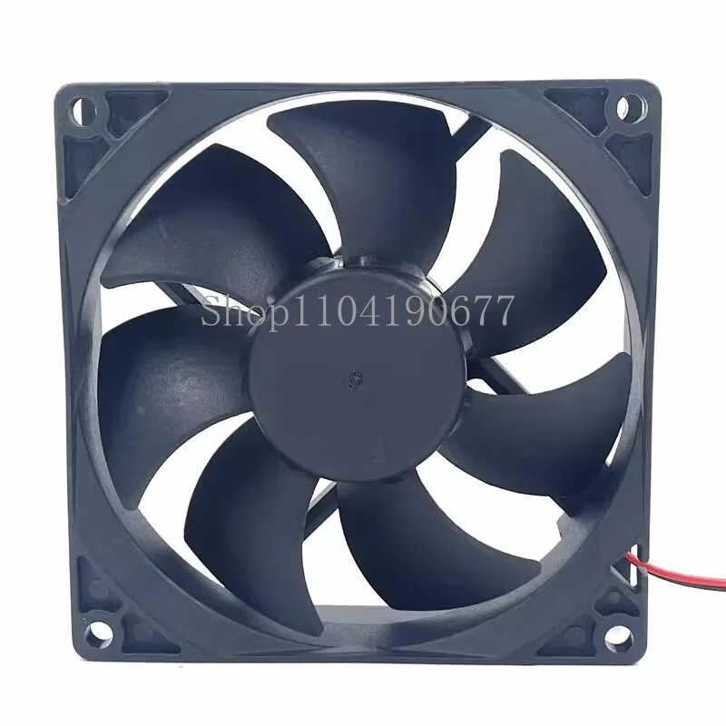 For Jamicon JF0925H1UM-R DC 12V 0.42A 3-Wire Server Square Fan 90*90x*25mm