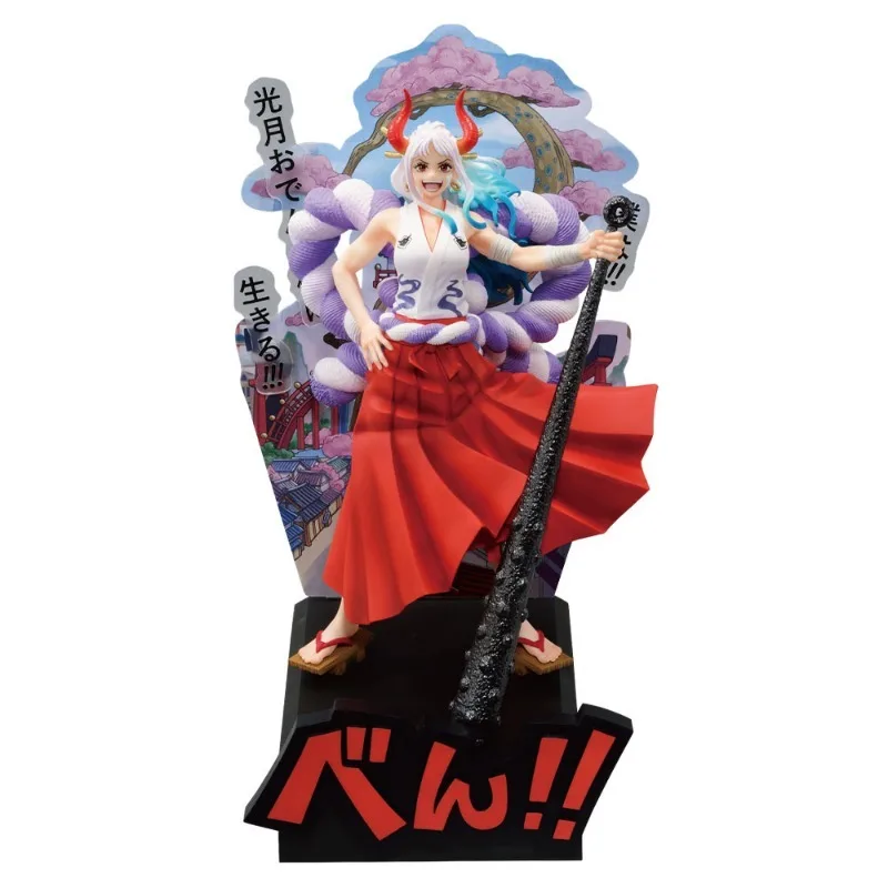 Bandai Original One Piece Ichiban Kuji A New Dawn Series Kozuki Momonosuke rufy Yamato Anime figure giocattoli per bambini regalo