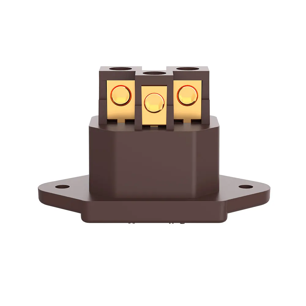 Monosaudio IC72 Stromstecker AC-Steckeradapter Elektrisches Netzkabel Einlassbuchse Anschluss Rhodium-Gold-Beschichtet – Detail 7