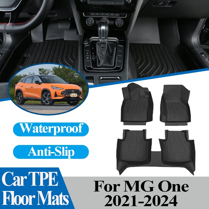 

3PCS Car Floor Mats For MG One 2021 2022 2023 2024 TPE Material Anti-dirty Anti-slip Foot pad Cover Carpet Pad Auto Accessories