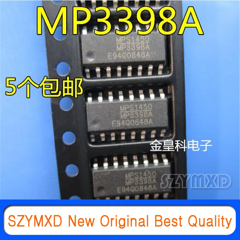 10Pcs/Lot New Original MP3398A Wide Body Patch SOP-16 LCD Power Chip LED Backlight Driver In Stock