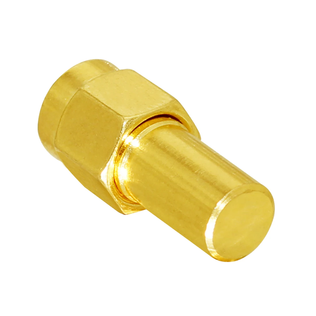 1pc  SMA Male Plug  Load 50 Ohm RF Coax Adapter Convertor  Straight Goldplated  NEW Wholesale