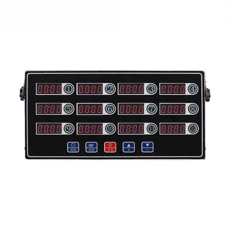 110v-220v-twelfth-channel-kitchen-timer-loud-alarm-12-led-digital-timing-reminder-hamburger-shop-count-up-countdown-stopwatch