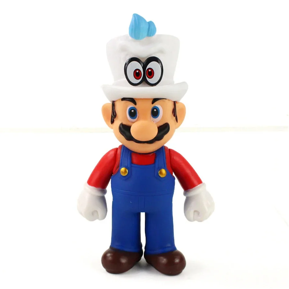 Super Mario Bros Cartoon Poppen Model Verjaardagscadeau Anime Figuren Luigi Yoshi Mario Creatief verzamelmodel speelgoed. *