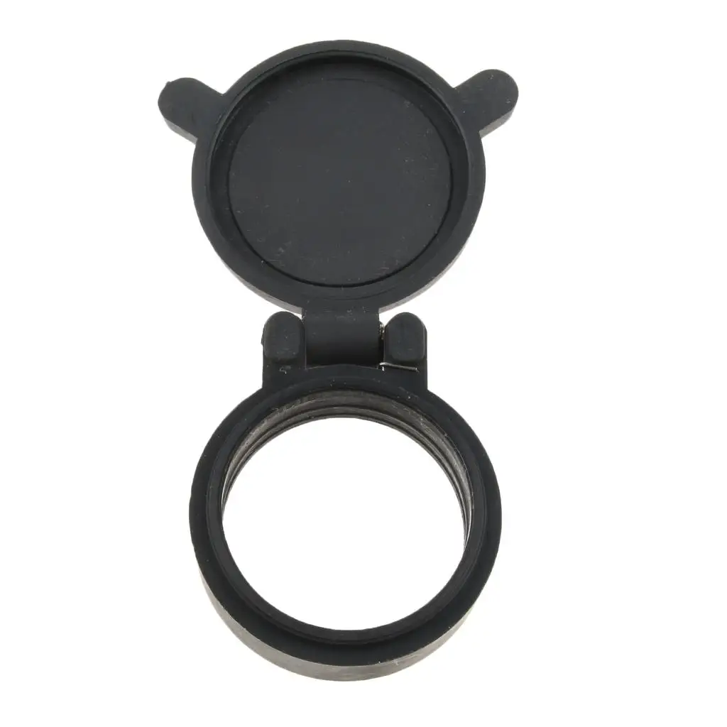 Protective Eyepiece Flip Cap PVC Flip Up Scope Cover Dustproof Lens Shield for Binoculars Photography