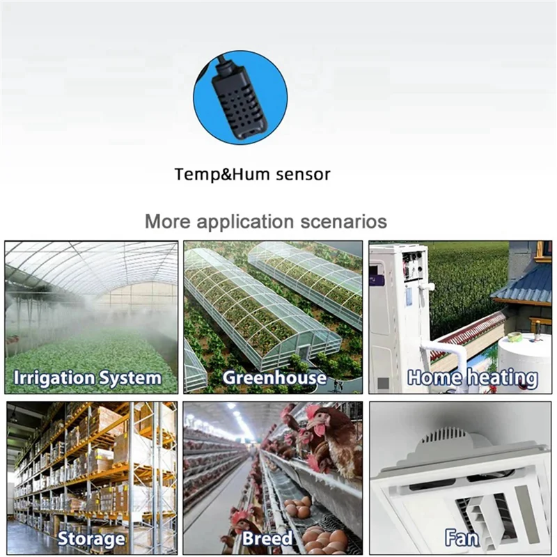 B04B-2X Tuya Zigbee 1-voudige slimme schakelaar met temperatuur-vochtigheidssensor, Tuya Smart Life APP, AC85-250V