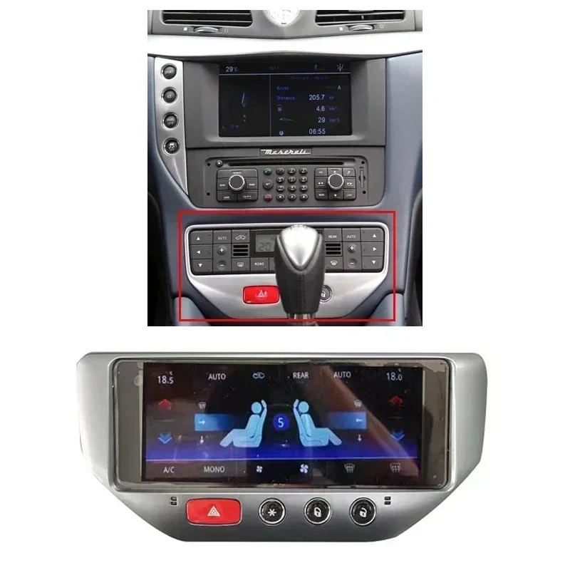 IPS 1280*720 Carplay 10.4" Android 13.0 6GB+128GB Car DVD Player GPS WIFI Radio For Maserati GranTurismo GT GC 2007- 2017 image 3