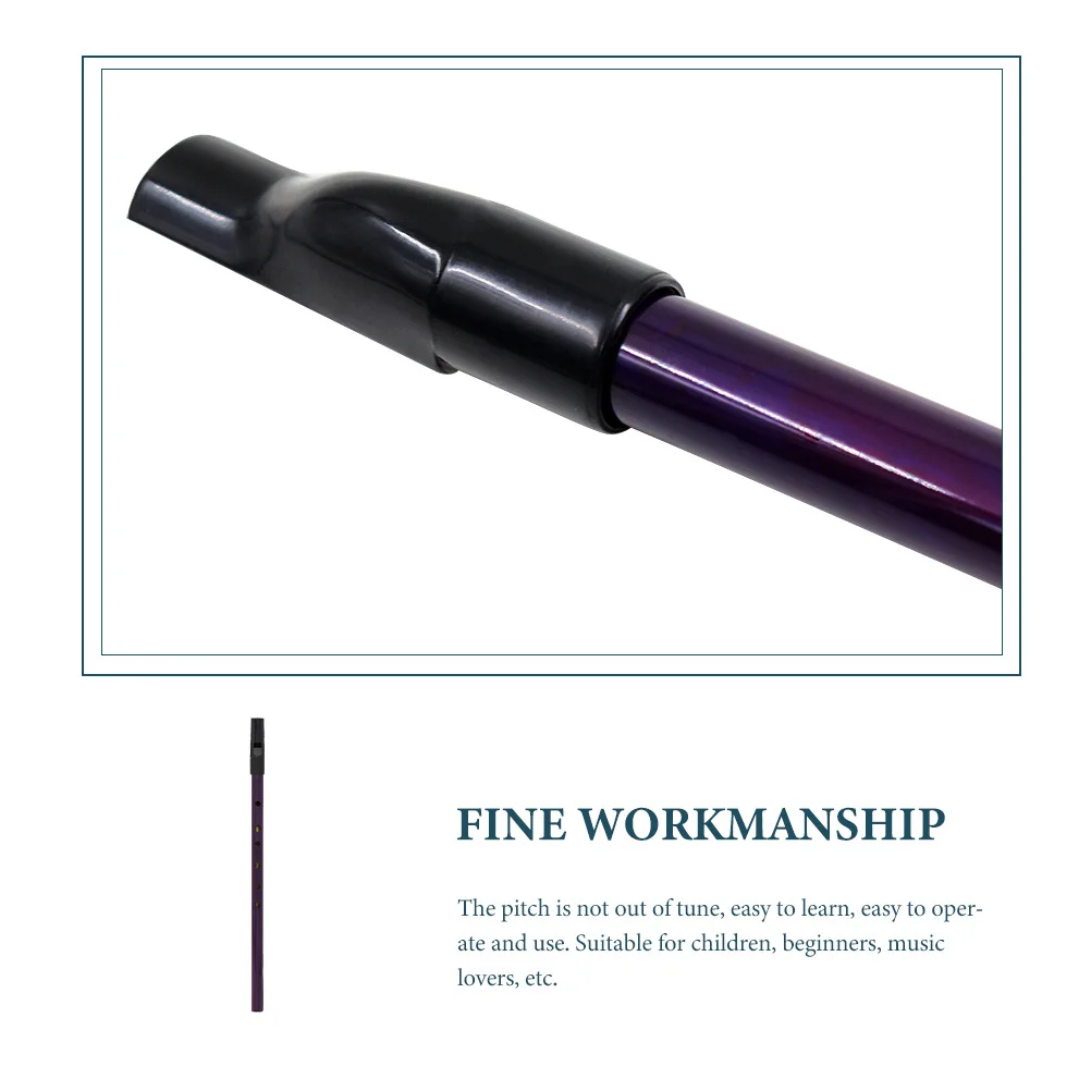 

Soprano Recorder Metal Clarinet D Tone Flute Beginner Friendly Smooth Rounded Edges Practical Educational Music