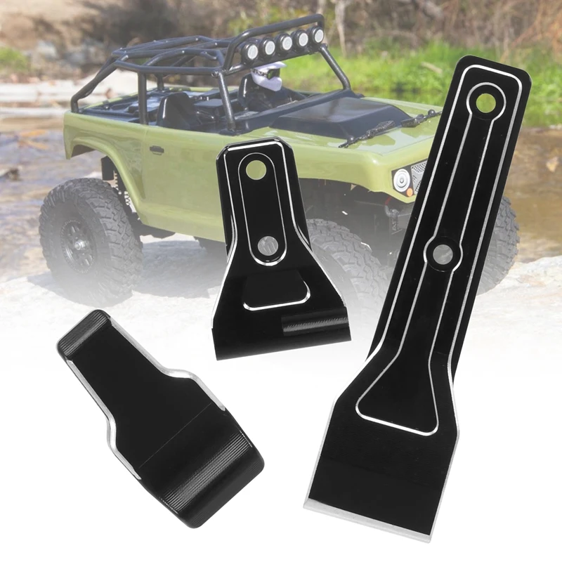 Metal Full Car Door Hinge Window Hinge Decoration For Axial SCX6 Jeep JLU Wrangler 1/6 RC Crawler Car Upgrade Parts