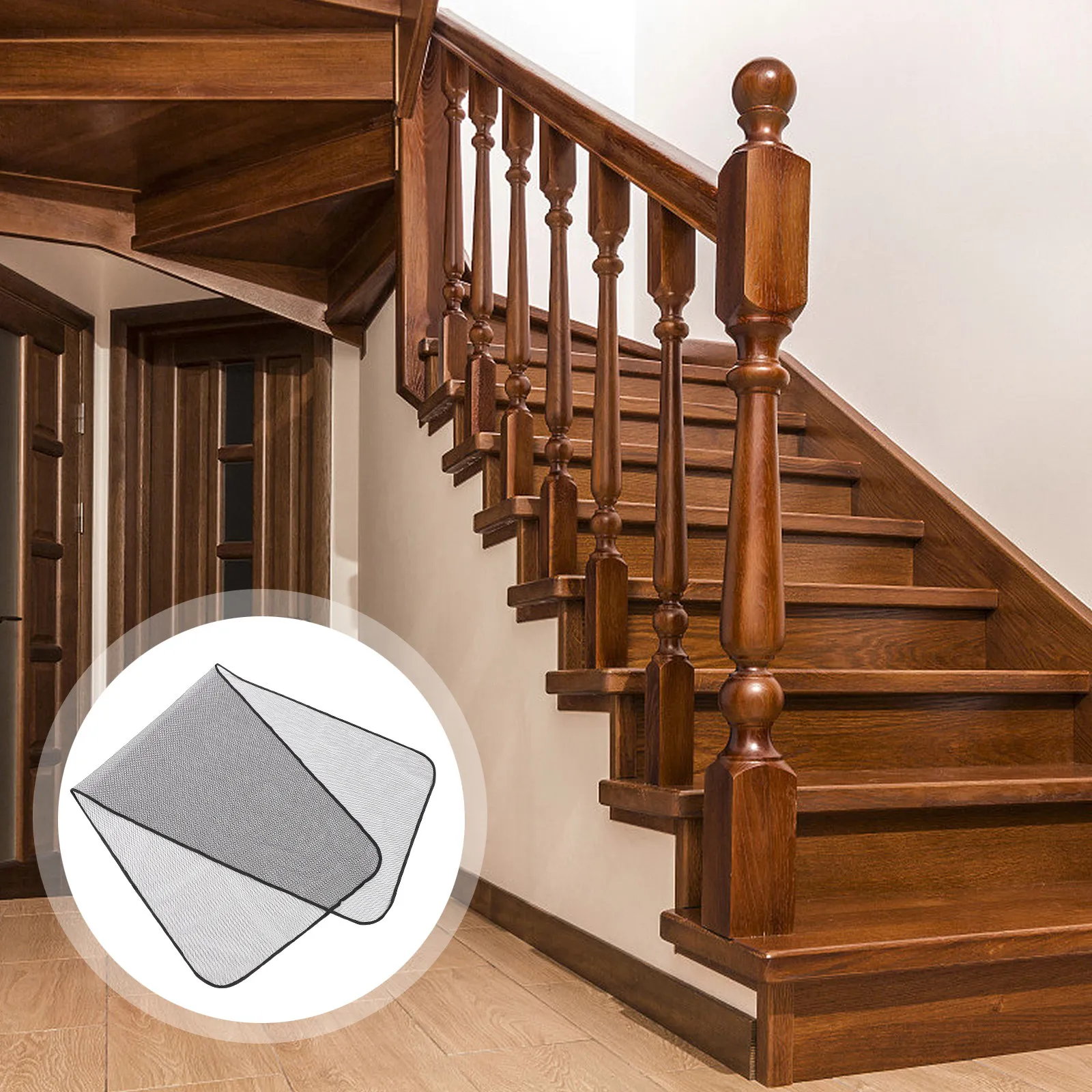 

Safety Net for Home Child Protection Stair Balcony Railing Guard Fine Mesh Pet Proofing Secure Installation Random Color Option
