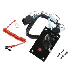 Ignition Key Switch Panel 37100-96J24 For Suzuki Outboard Single  PANEL ASSY, ENGINE SW