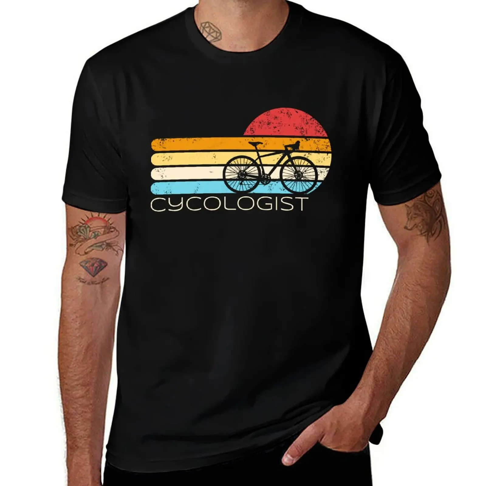 

Cycologist Bicycle Bicycling Cyclist Retro Men's Cycologist Gear T-Shirt new edition sublime funny gifts plus size men clothing