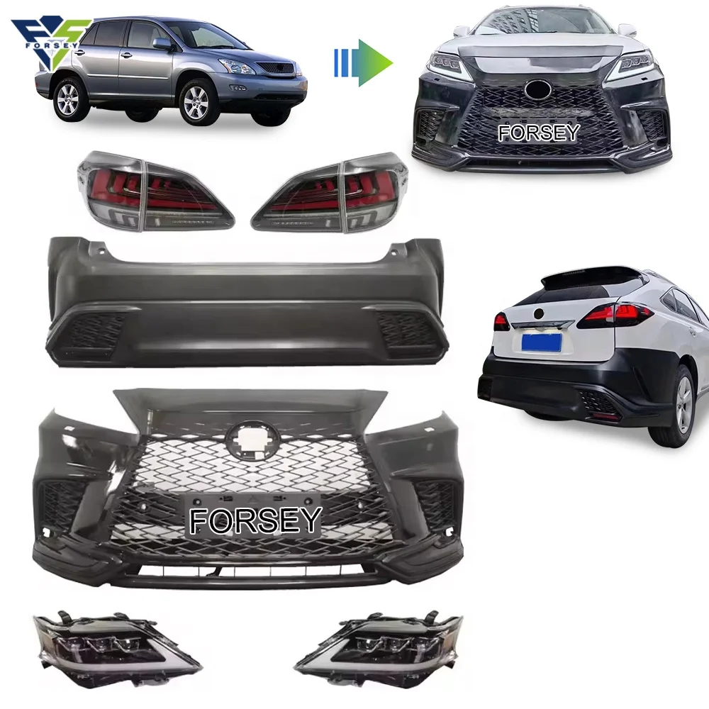 

Rx 2023 F-Sport Car Body Kits for LE-XUS 2009-2015 RX Upgrade RX300 RX200T RX450 Sport Grille With Headlamp&Rear Lamp