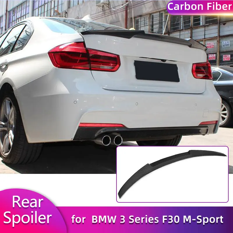 

Full Carbon Fiber Rear Trunk Spoiler Wings for BMW 3 Series F30 M-Sport Sedan 2012-2017 Car Racing Rear Spoiler Boot Wing Lip