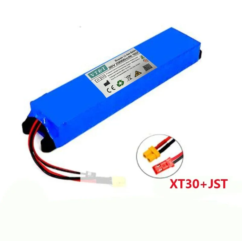 2024 36V 20Ah 18650 Lithium Battery Pack 10S3P 20000mah 500W Same Port 42V Electric Scooter M365 Ebike Power Battery with BMS