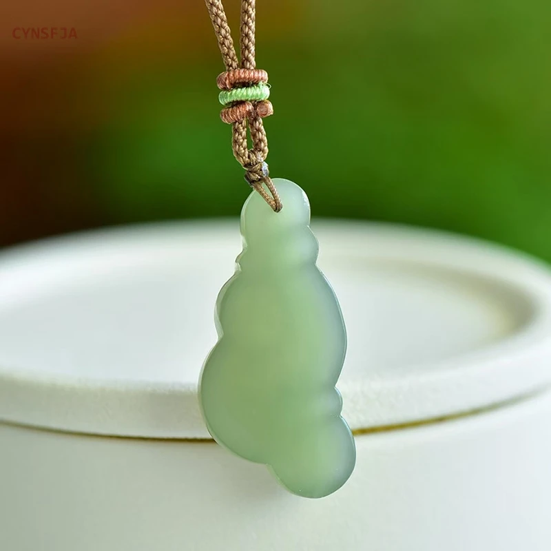 CYNSFJA New Real Certified Natural Hetian Nephrite Unisex Lucky Amulets Charms Ruyi Jade Pendant High Quality Blessing Gifts