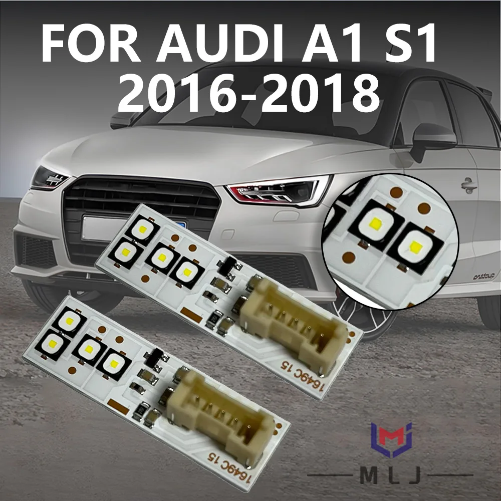 

For Audi A1 S1 8X Facelift 2016 2017 2018 White LED DRL Light Source Chips Boards Headlamp Daytime Running Light Replacement