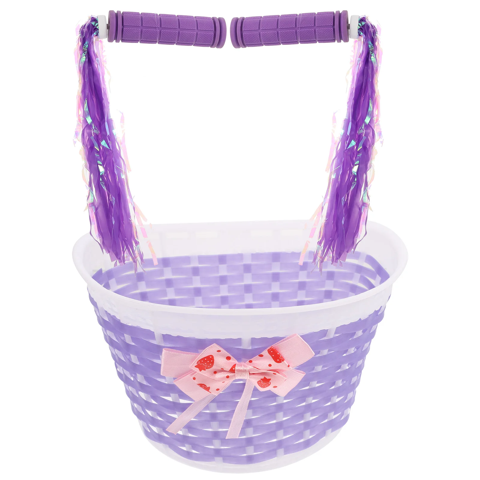 

1 set Plastic Kids Bike Scooter Front Handlebar Basket Easy Install Detachable Children Bike Storage Container