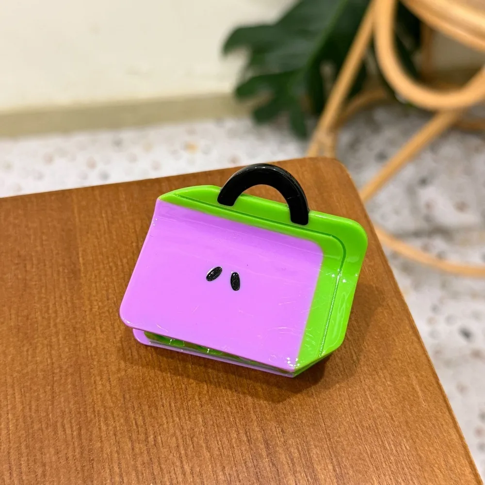 

Необычная мультяшная сумка для волос, коготь для волос, красочный корейский стиль, акриловый цветок, коготь для волос, заколки для волос, водостойкая уксусная кислота, зажим в виде акулы, пляж