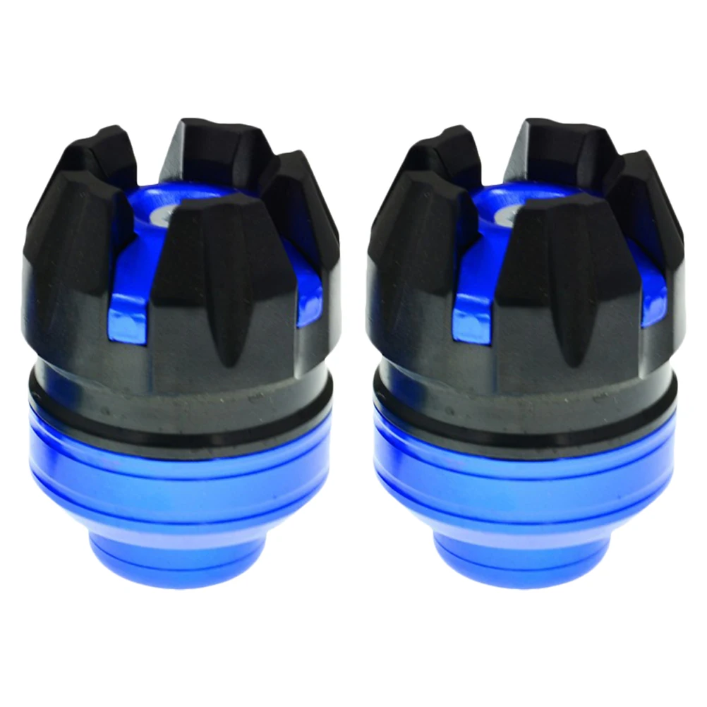 

2pcs Front Fork Cups Aluminum Alloy Durable Crash Sliders Wheel Protector Motorcycle Pad Various Colors High Temperature