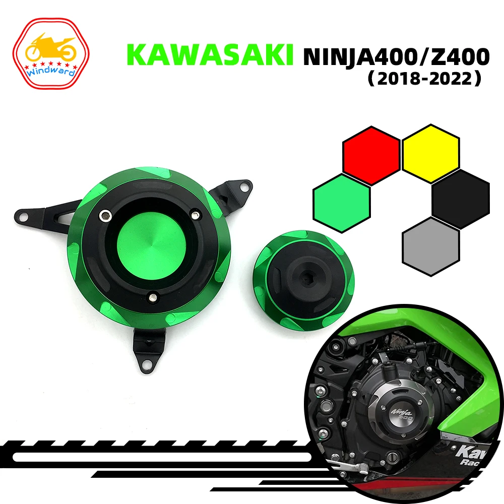 

For KAWASAKI NINJA400 NINJA250 Z250 Z400 2018 2019 2020 2021 2022 Engine Protective Slider Guard Engine Guard Protection Cover