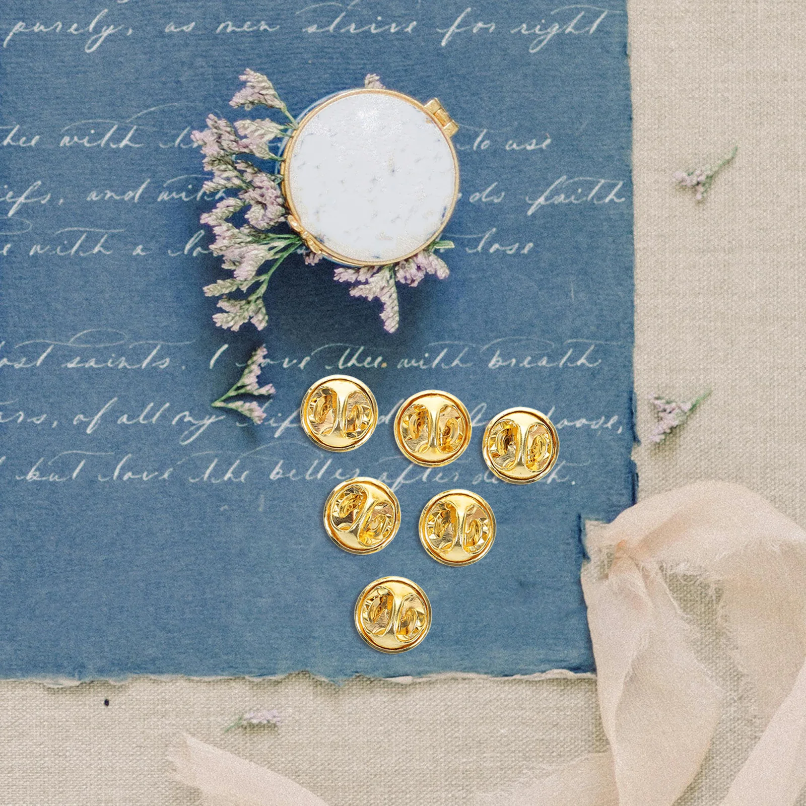 100 Peças de Fechos de Metal para Broches, Presilhas Borboleta para Eventos Formais, Casamentos e Acessórios de Negócios