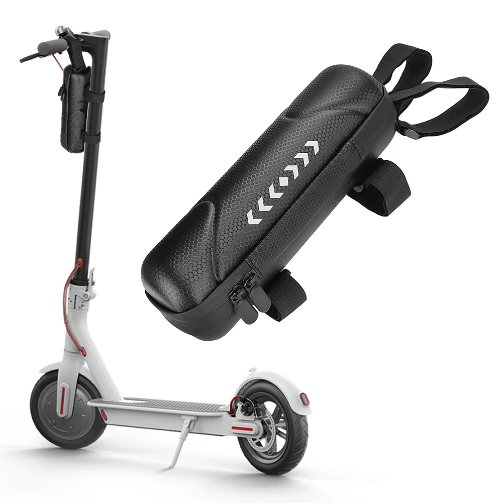 

1L Electric Scooter Front Water Bottle Bags Waterproof EVA Hard Shell Bicycle Kettle Case Repair Tools Carrier for M365