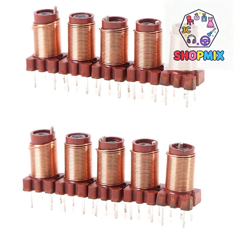 10 Stück 26T 2,1uh-6,3uH einstellbarer Hochfrequenz-Ferritkerninduktor