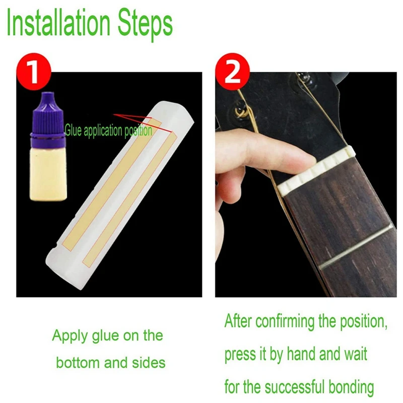 18 PCS 어쿠스틱 기타 브리지 핀, 기타 부품 및 액세서리가 순수한 톤을 완벽하게 복원합니다.