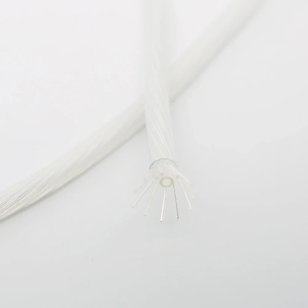 Hoge Kwaliteit 2 m 11 cores OCC verzilverd Audio interconnect kabel PTFE isolatie voor RCA XLR kabel